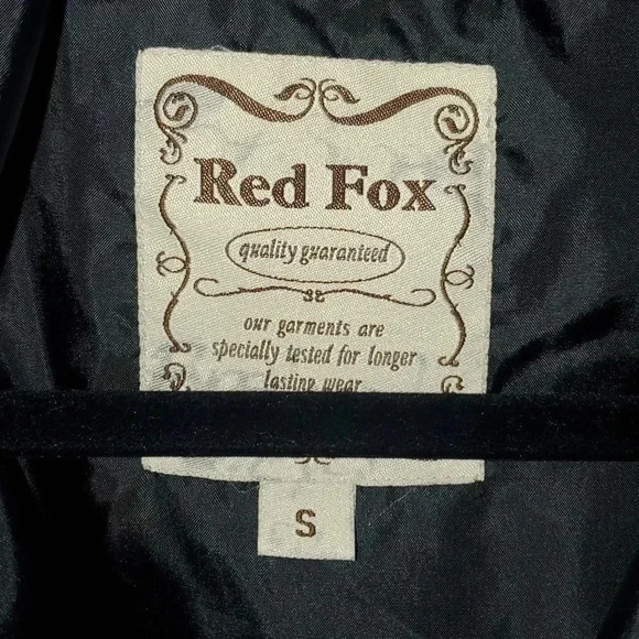 Red Fox Flight Fur Jacket Womens Size Small - Picture 2 of 15